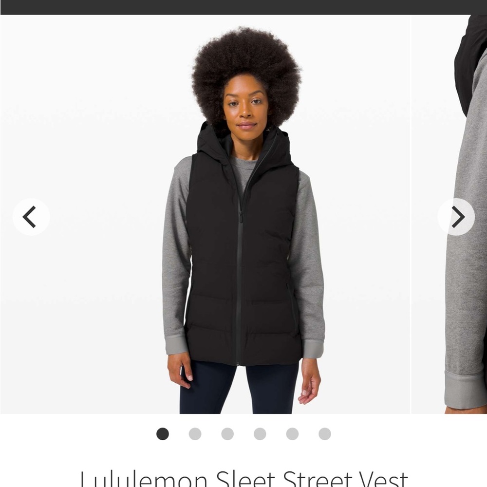 Lululemon Sleet Street Vest Black size 10